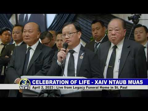 3HMONGTV LIVE: Family and guests speaking at the funeral of Xaiv Ntaub Muas. Raw video.
