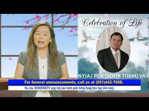 3HMONGTV Lus tshaj txog kev tag sim neej - Nyiaj Pov (Soob Tuam) Vaj.