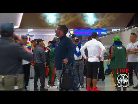 🔴3HBC LIVE: W.I.G Naga Lao youth soccer team arriving at MSP International Airport.