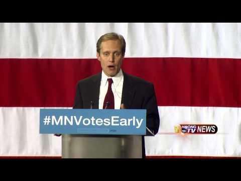 3HMONGTV coverage of Steve Simon speaking at Macalester College.