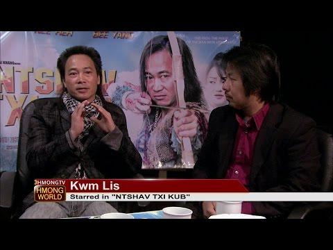 3HMONGTV-HMONGWORLD: Kabyeej talks with Kwm Lis about his latest movie, "Ntshav Txi Kub".