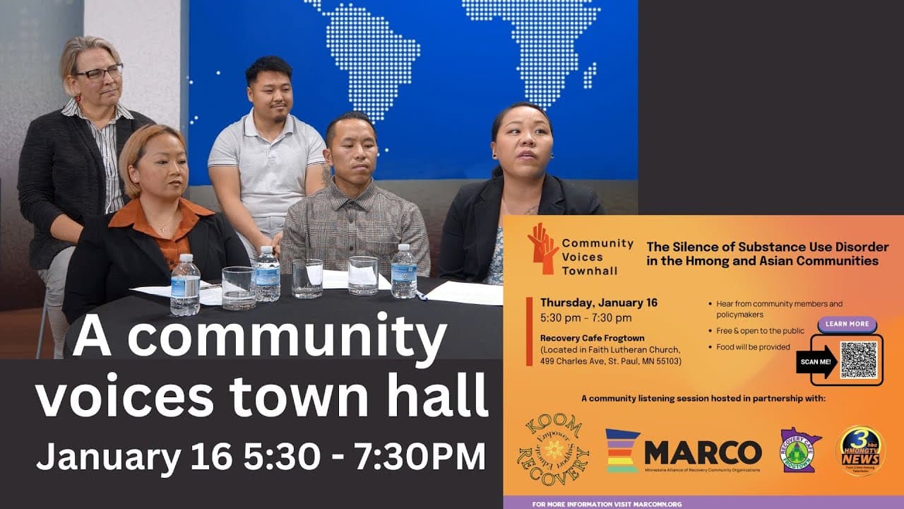 3HMONGTV | Uncover More Good with Yengyee Lor | Community town hall on substance use disorder.