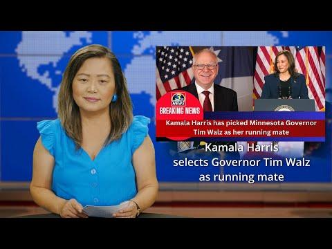 3HMONGTV Newsbrief | August 6, 2024. Governor Tim Walz selected as Kamala Harris running mate.