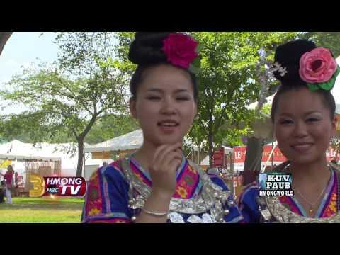 3HMONGTV NEWS[HD]: Guizhou Miao perform at the 2014 Smithsonian Festival in Washington DC. Pt 1.