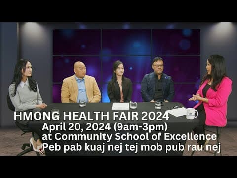 3HMONGTV The Foua Vang Show - Tham txog Hmong Health Fair 2024.