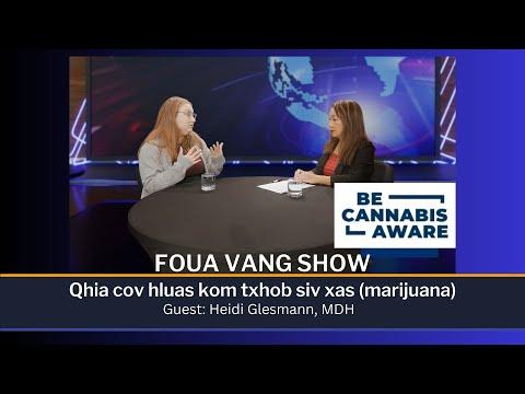 3HMONGTV | Foua tham nrog MN Dept. of Health txog kev qhia cov hluas kom txhob siv xas (marijuana).