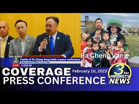 3HMONGTV (raw video) Press conference on the status of Pa Cheng Vang's wife and two children.