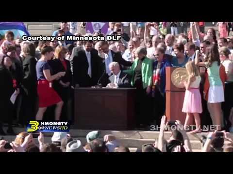 3HMONGTV NEWSCAST: MN passed same sex marriage bill.