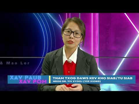 3HMONGTV Xav Paub Xav Pom | Tham txog daws kev kho siab/tu siab nrog Dr. Yiv Xyooj. Part 2.