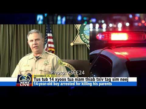 3HMONGTV Newsbrief Live | 12/29/2023. Tus tub Hmoob 14 xyoos tua nws niam nws txiv tag sim neej.