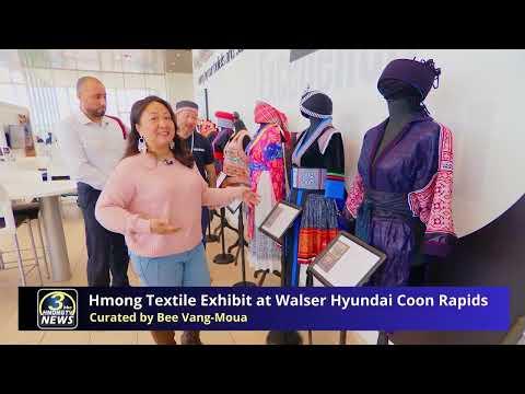 3HMONGTV | Hmong textile exhibit at Walser Hyundai Dealership in Coon Rapids, MN. 05-22-2025.