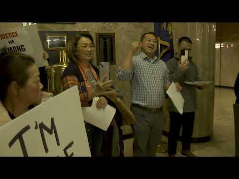 3HMONGTV NEWS | Rally held today at St. Paul City Hall for Yia Xiong (RAW).