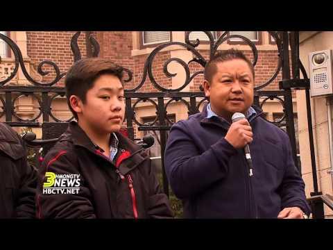 3HMONGTV NEWS: Councilman Dai Thao speaks at vigil to welcome Syrian Refugees.