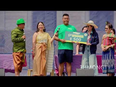 3HMONGTV | Papaya eating contest at the 2023 Minnesota Songkran Festival (05/28/2023).