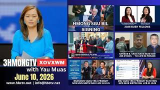 🔴3HMONGTV NEWS | June 10, 2026 - Xovxwm tshaj tawm hauv xeev Minnesota hnub no.