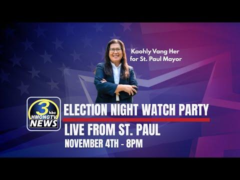 🔴3HMONGTV LIVE | Election night watch for Kaohly Vang Her for St. Paul Mayor.
