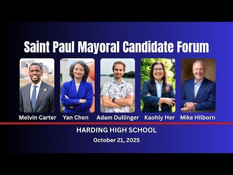 🔴3HMONGTV | St. Paul mayoral candidates forum at Harding High School - 10/21/2025.