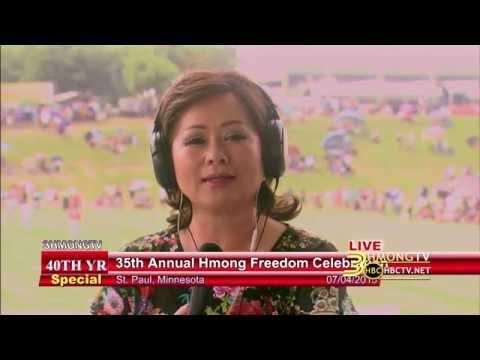 3HMONGTV: J4 Hmong Freedom Celebration flag ceremony from the air.