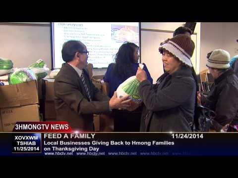 3HMONGTV NEWS: Local businesses give back to Hmong families on this Thanksgiving Day.